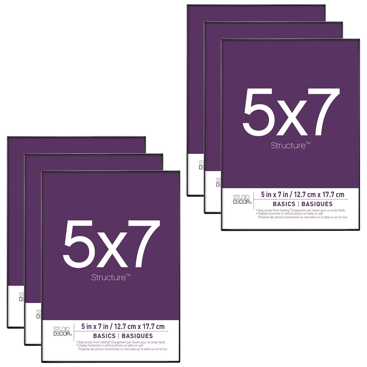 6 Pack: Black Frame, Basics by Studio Décor®